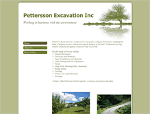 Tablet Screenshot of petterssonexcavation.com